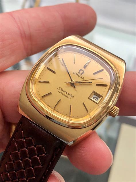 vintage Omega Seamaster square